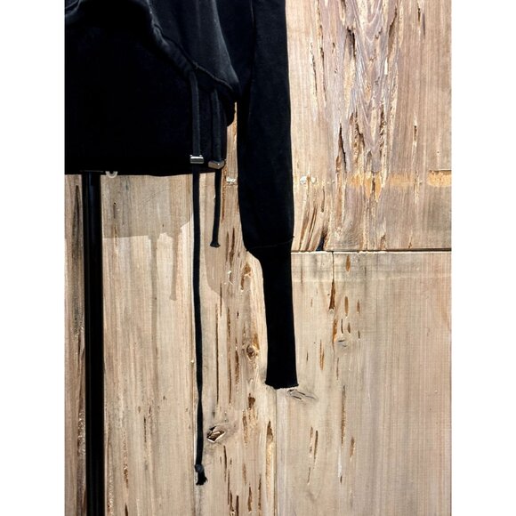 Roque Italy Womens Black Athleisure Top & Bottom Elevated Sweats Set XS-6 W/ Str - Picture 6 of 11